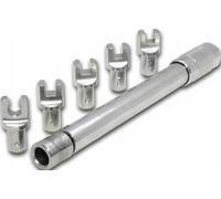 RK Racing Chain Excel (TWS-210ANS 7-Piece Adjustable Spoke Torque Wrench Set, Black