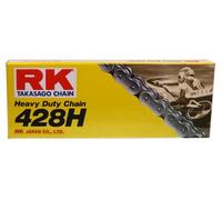 RK Racing Chain M428H-130 (428 Series) 130-Links Standard Non O-Ring Chain with Connecting Link
