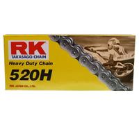 RK Racing Chain M520HD-140 (520 Series) 140-Links Standard Non O-Ring Chain with Connecting Link