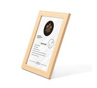 RK RETAIL KING | A1,A2,A3,A4,A5,A6 Modern Style Wood Photo Picture Poster Frames | Wall Mount or Table Top (14x12 Inch (35.5*30.5cm)) (OAK)