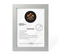 RK RETAIL KING | A1,A2,A3,A4,A5,A6 Modern Style Wood Photo Picture Poster Frames | Wall Mount or Table Top (A3 (29.7*42cm)) (SILVER)