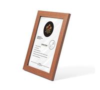 RK RETAIL KING | A1,A2,A3,A4,A5,A6 Modern Style Wood Photo Picture Poster Frames | Wall Mount or Table Top (40cm x 50cm) (WALNUT)