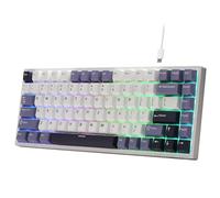 RK ROYAL KLUDGE C84 HE Rapid Trigger Gaming Keyboard, 75% TKL 84 Key Wired RGB Mechanical Keyboard, Hall Effect Magnetic Switch Keyboard w/Actuation Point Adjustable, 8K Hz Polling Rate, for FPS Gamer