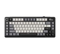 RK ROYAL KLUDGE F99 AI RGB Wired Mechanical Keyboard Cream Switch Knight Black