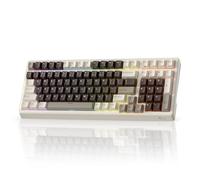 RK ROYAL KLUDGE F99 Wireless Mechanical Keyboard with Number Pad, Tri-Mode Hot Swappable 95%100 Keys Gaming Keyboard BT/2.4G/USB-C, Pro Software, 5000mAh Battery, Customed Linear Cream Switches