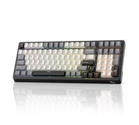 RK ROYAL KLUDGE F99 Wireless Mechanical Keyboard with Number Pad, Tri-Mode Hot Swappable 95%100 Keys Gaming Keyboard BT/2.4G/USB-C, Pro Software, 5000mAh Battery, Customed Linear Cream Switches