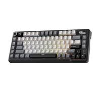 RK ROYAL KLUDGE L75 Gasket Mount Mechanical Keyboard w/Knob/Macro Keys & Touchable Nameplate, Tri-Mode BT/2.4G/USB-C 75% TKL Wireless Keyboard, Hot Swappable, Pro Software, Massive 8000mAh Battery