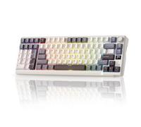 RK ROYAL KLUDGE L98 Gasket Mount Mechanical Keyboard w/Display Screen & Hot-Swap Knob, Tri-Mode BT/2.4G/USB-C 95% Wireless Keyboard w/Left Number Keys, Hot Swappable, Pro Software, 8000mAh Battery
