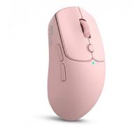 RK ROYAL KLUDGE MO1 Wireless Mouse, 51g Ultra-Lightweight Computer Mice, 6 Programmable Buttons, Quiet Click, 2.4GHz/Bluetooth/Wired, 6000 DPI Optical Sensor, Pink