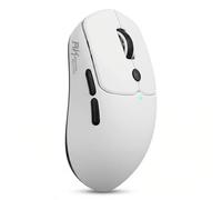 RK ROYAL KLUDGE MO1 Wireless Mouse, 51g Ultra-Lightweight Computer Mice, 6 Programmable Buttons, Quiet Click, 2.4GHz/Bluetooth/Wired, 6000 DPI Optical Sensor, White