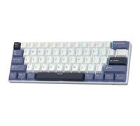 RK ROYAL KLUDGE RK61 Wireless 60% Mechanical Keyboard, Mini Portable Size | 61 Keys Triple Mode BT5.0/2.4G/USB-C Compact Gaming Keyboard, PBT Keycaps, Pro Software, Hot Swappable Custom Switches