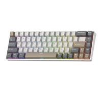 RK ROYAL KLUDGE RK68 Hot-Swappable 65% Wireless Mechanical Keyboard, 60% 68 Keys Compact Bluetooth Gaming Keyboard with Stand-Alone Arrow/Control Keys