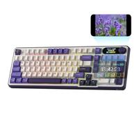 RK ROYAL KLUDGE S98 Mechanical Keyboard w/Smart Display & Knob, Top Mount 96% Wireless Mechanical Keyboard BT/2.4G/USB-C, Hot Swappable, Software Support, Massive Battery, 98 Keys