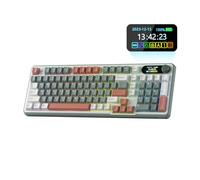 RK ROYAL KLUDGE S98 Wireless Mechanical Keyboard w/Display Screen & Knob | 96% RGB Wireless Gaming Keyboard BT/2.4G/USB-C, Hot Swappable Custom Keyboard, Creamy Sound Silent Computer Keyboard