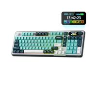 RK ROYAL KLUDGE S98 Wireless Mechanical Keyboard w/Display Screen & Knob | 96% RGB Wireless Gaming Keyboard BT/2.4G/USB-C, Hot Swappable Custom Keyboard, Creamy Sound Silent Computer Keyboard