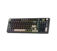 RK ROYAL KLUDGE S98 Wireless Mechanical Keyboard w/Display Screen & Knob | 96% RGB Wireless Gaming Keyboard BT/2.4G/USB-C, Hot Swappable Custom Keyboard, Creamy Sound Silent Computer Keyboard