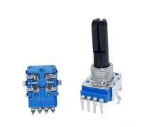 RK11 Center Tap Mixer Potentiometer for Audio Engineering and DJ Hardware Integration B103K B503 Resistance Options 23mm Half Shaft Length (B10K=B103)