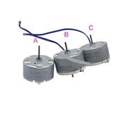 RK500TB-13480 DRS500SA-15360 Dual Shaft RK-500TB-17280 Long Shaft electronic starter DC 6V~12V 32mm Round Sweeper Robot Vacuum Cleaner electronic starter EKFBQBGW(Model C)