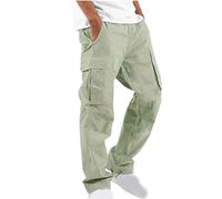 RKaixuni Deal Or No Deal UK Men Cargo Pants Casual Trousers for Men UK Mens Cotton Trousers Men's Combat Trousers Cargo Trousers Men Slim Fit Work Trousers