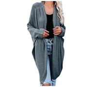 RKaixuni Long Cardigan for Women Waffle Cardigans Open Front Lightweight Jacket Winter Dolman Long Sleeve Casual Sweaters Army Green