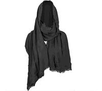 RKaixuni October Cyber of Monday Women Men Post Apocalyptic Cyberpunk Shawl Scarf Shaman Cowl Medieval Halloween Costume Sash Short Cape Cloak Black