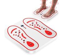 Rkdely Foot Circulation Machine, EMS Foot Massager Circulation for Feet Legs Electric Feet Massager with 3 Function 8 Modes for Swelling Plantar Calf & Ankles Adjustable Legs Muscle Stimulato