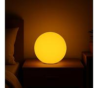 RKDTX LED Ball Light,6-Inch Cordless Orb Light with Remote,16 Color Changing Night Light for Kids,Rechargeable Mood Lamp,IP68 Waterproof for Home,Party,Pool,Christmas Decor