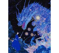 RKFLGEW DIY Embroidery Set Adults Anime Dragon Animal Needlepoint Tapestry Kit Beaded Stitching Needlecraft Set Bead Cross Stitch 40x50cm