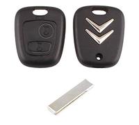 RKFUK® - Replacement 2 Button Remote Car Key Fob Case with HU83 Blade Compatible with Citroen C1 C2 C3 C4 C5 Saxo Berlingo Xsara Picasso Keys and Fobs for Cars and Vans