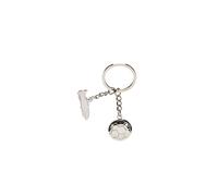RKG Football Soccer Boot Ball Metal Keyring Key Fob