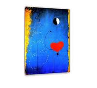 RKGHDCX Famous Paintings Poster on Canvas wall art Reproduction on Canvas Prints ‘Dancers Heart Love’Abstract Pictures Wall Decor for Office Living Room Family Home 80x120cm31 x47 Framed