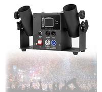 RkgSinuo Confetti Machine,Professional Confetti Launcher, Remote, Control Confetti Blower Machine,Shot Electric Confetti Cannon for Party DJ Wedding Stage Show Disco Clubs DoubleHeaded