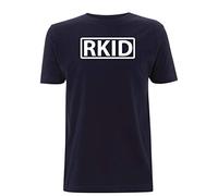 RKID Men's T-Shirt Manchester Music Gig Festival Brother Liam Gallagher Oasis Indie Mod Terrace (Text) (XX Large, Navy Blue)