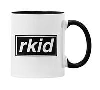 Rkid Mug Oasis Manchester Brother, Sister, Gift for Him or Her (Black)