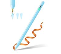 RKINC Pencil for iPad 2018-2026, Fast Charging, Tilt & Pixel Precision, Stylus Pen Compatible with iPad 11 A16 /10/9/8/7/6 Gen, Pro 12.9/11"/13" M4, Air 3/4/5/M2/M3, Mini 5/6 Gen (Blue)