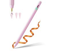 RKINC Pencil for iPad 2018-2026, Fast Charging, Tilt & Pixel Precision, Stylus Pen Compatible with iPad 11 A16 /10/9/8/7/6 Gen, Pro 12.9/11"/13" M4, Air 3/4/5/M2/M3, Mini 5/6 Gen (Pink)
