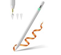 RKINC Pencil for iPad 2018-2026, Fast Charging, Tilt & Pixel Precision, Stylus Pen Compatible with iPad 11 A16 /10/9/8/7/6 Gen, Pro 12.9/11"/13" M4, Air 3/4/5/M2/M3, Mini 5/6 Gen (White)