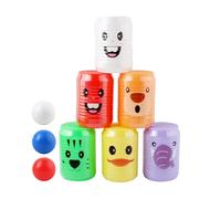 RKJRTK Developmental Bowling Game Set Toy, Safe Bowling Set for Indoor Family Can Toss Game Toy, Enhances Concentration Entertainment Sport Activity Safe Bowlings Toys