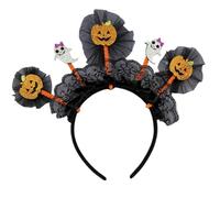 RKJRTK Festive Halloween Pumpkin Hair Hoop With Sheer Fabric Comfortable Headband Costume Cosplay Party Headwear For Women Versatile Pumpkin Headband