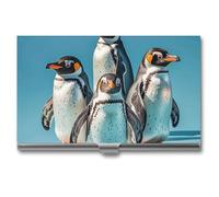 RKJVB Business Card Holder Animals Slim Business Card Case Professional Name Card Holders Purse Name Card Organizer Minimalist Pocket Card Cases for Men Women