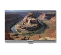 RKJVB Business Card Holder Grand Canyon Arizona Slim Business Card Case Professional Name Card Holders Purse Name Card Organizer Minimalist Pocket Card Cases for Men Women, Grand Canyon Arizona, 3.7 x