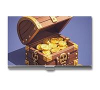 RKJVB Business Card Holder Treasure Slim Business Card Case Professional Name Card Holders Purse Name Card Organizer Minimalist Pocket Card Cases for Men Women