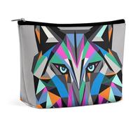 RKJVB Coyote, Wolf Beast Makeup Bag for Women Portable Cosmetic Bag Waterproof Toiletry Bag Storage Bag Large Makeup Pouch Aesthetic Handheld Makeup Bag for Travel Work, style, One Size