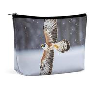 RKJVB Flying White Eagle Makeup Bag for Women Portable Cosmetic Bag Waterproof Toiletry Bag Storage Bag Large Makeup Pouch Aesthetic Handheld Makeup Bag for Travel Work, style, One Size