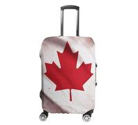 RKJVB Luggage Covers Anti-Scratch Suitcase Cover Canadian Flag Washable Elastic Suitcase Protector Travel Luggage Protector Covers Carry On Luggages Cover, Canadian Flag, Small