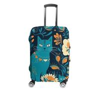 RKJVB Luggage Covers Anti-Scratch Suitcase Cover Cat in The Wild Washable Elastic Suitcase Protector Travel Luggage Protector Covers Carry On Luggages Cover, Cat in The Wild, L