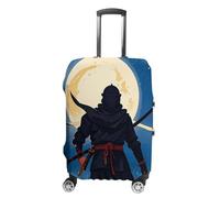 RKJVB Luggage Covers Anti-Scratch Suitcase Cover Moonlight Watercolor Style Ninja Washable Elastic Suitcase Protector Travel Luggage Protector Covers Carry On Luggages Cover, Moonlight Watercolor