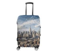 RKJVB Luggage Covers Anti-Scratch Suitcase Cover New York City Washable Elastic Suitcase Protector Travel Luggage Protector Covers Carry On Luggages Cover, New York City, Small