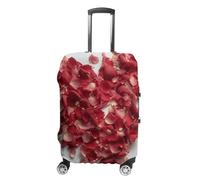 RKJVB Luggage Covers Anti-Scratch Suitcase Cover Petals Form Heart Shape Washable Elastic Suitcase Protector Travel Luggage Protector Covers Carry On Luggages Cover, Petals Form Heart Shape, M