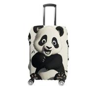 RKJVB Luggage Covers Anti-Scratch Suitcase Cover Playful Panda Washable Elastic Suitcase Protector Travel Luggage Protector Covers Carry On Luggages Cover, Playful Panda, L